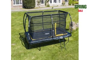7.5ft x 10ft Telstar ELITE Rectangle Trampoline Package Including Cover, Ladder and FREE INSTALLATION